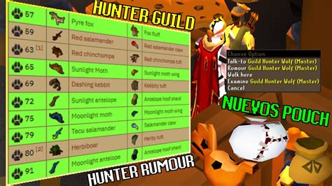 osrs hunters rumours|The Hunter Guild .
